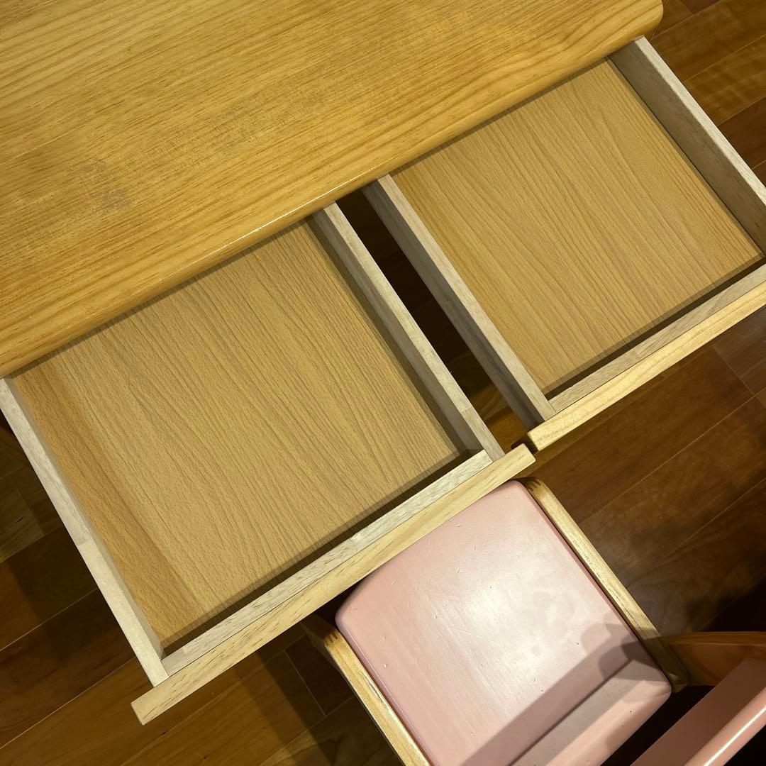 大和屋　yamtoya ノスタ　ラージデスク＆チェア　学習机　学習椅子　木製