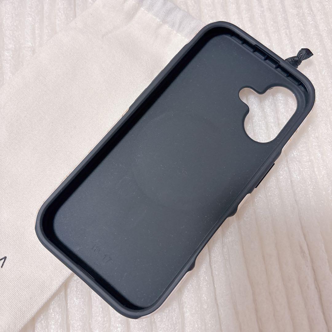 【新品】BURGA マーブルデザイン ハードケース　ピンク　iPhone17