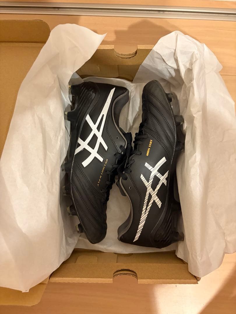 asics X-FLY 25.5cm サッカーシューズ ブラック