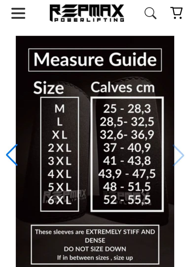 REPMAXニースリーブ3XL