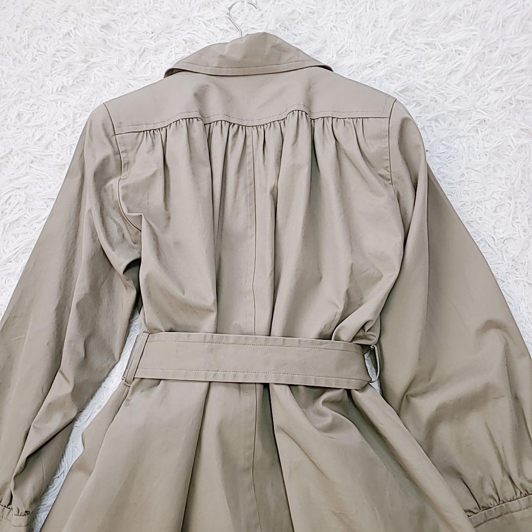 イヴ・サンローラン ライナー付 トレンチコート ベルト ロング 希少 M