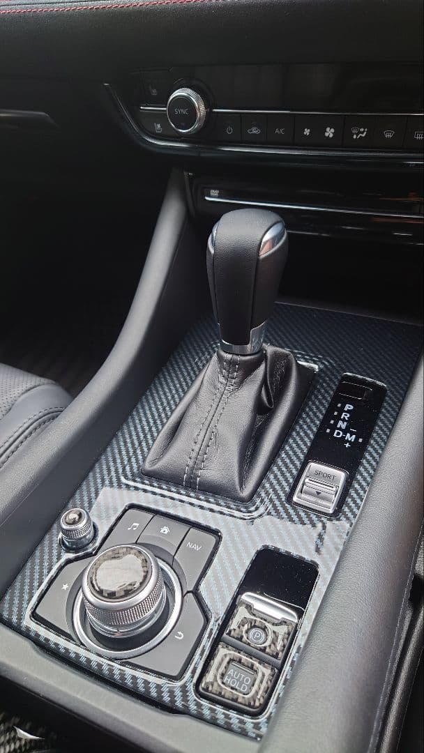 希少　MAZDA6 GJアテンザ後期 カーボン調内装パネル