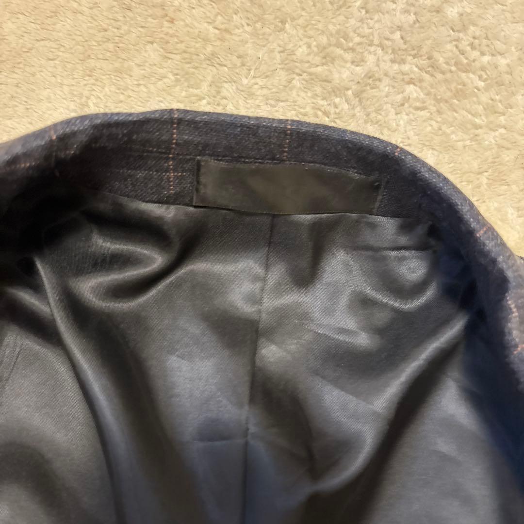 美品⭐️XLサイズ 3ピース　スーツ　ネイビー　チェック　スーツ　大きいサイズ