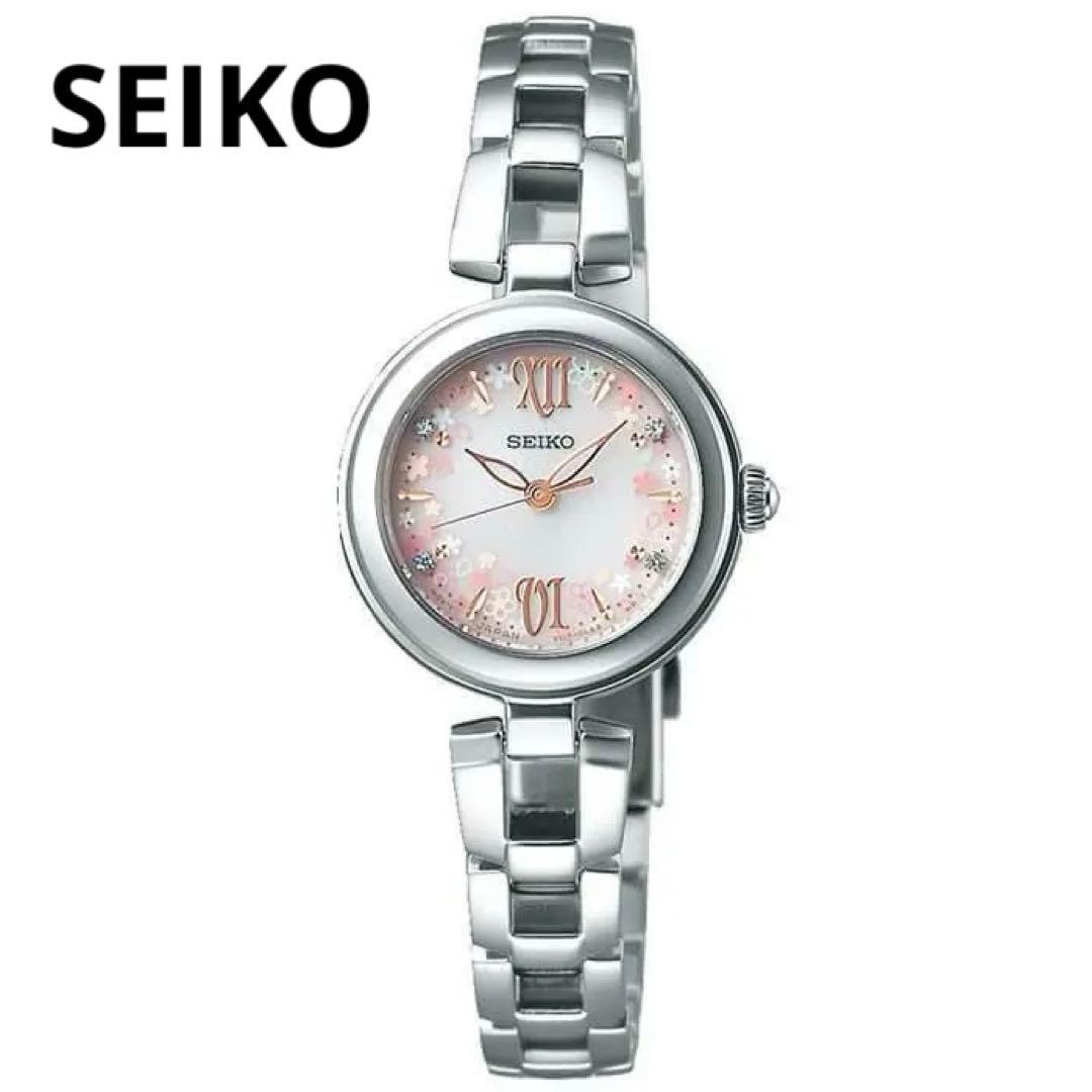 セイコー 腕時計 レディース SAKURA Blooming 稼働品 SEIKO