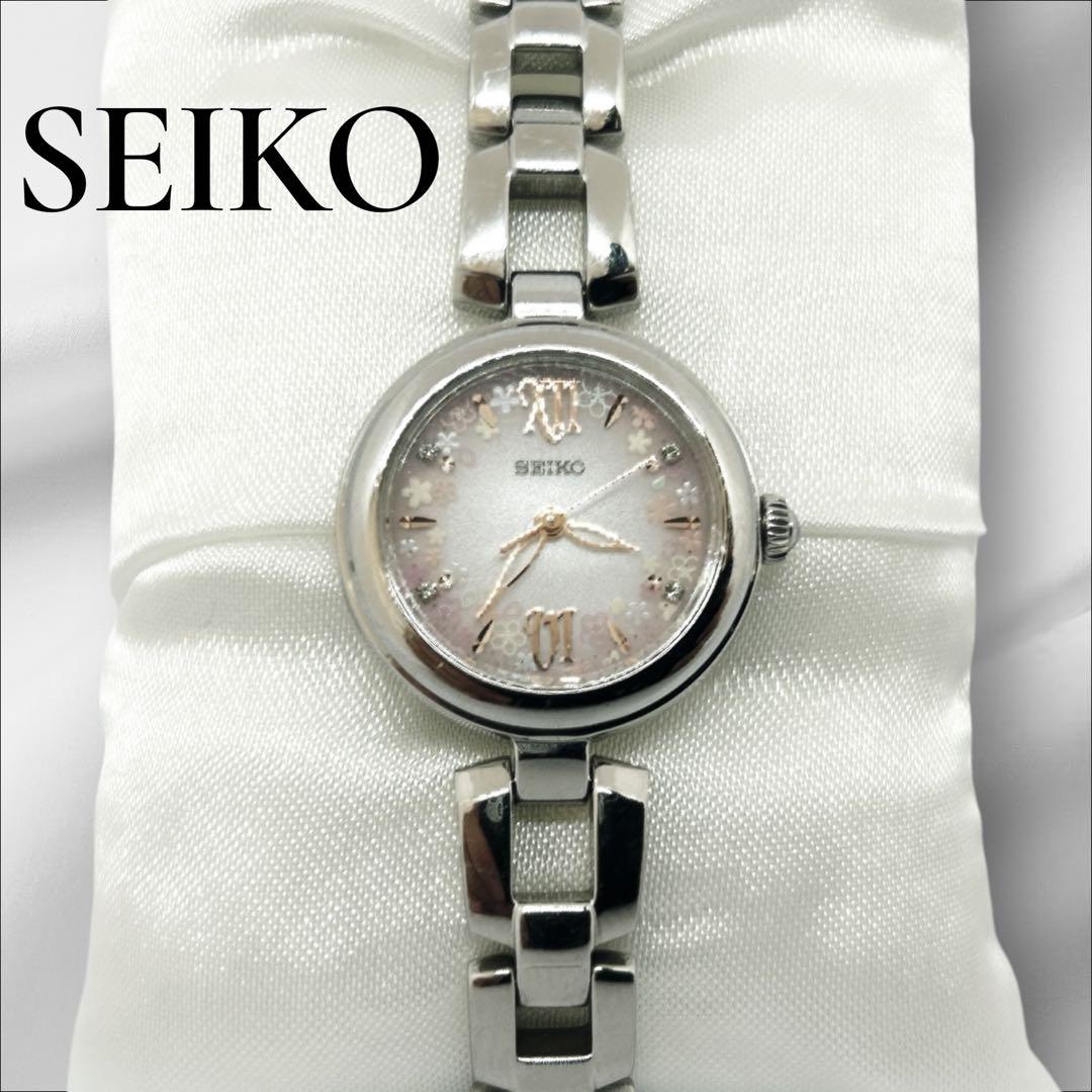 セイコー 腕時計 レディース SAKURA Blooming 稼働品 SEIKO