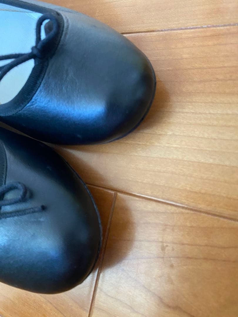 Repetto ブラック バレエシューズ ウェッジソール 40 美品