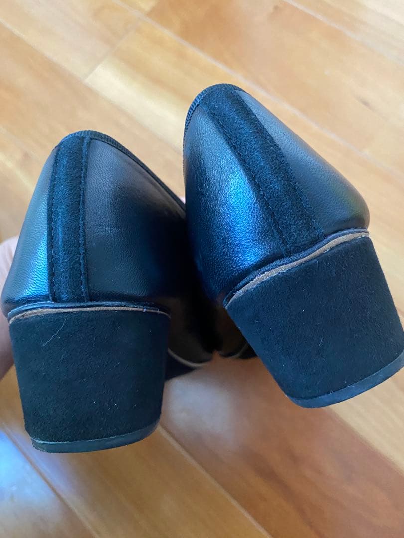 Repetto ブラック バレエシューズ ウェッジソール 40 美品