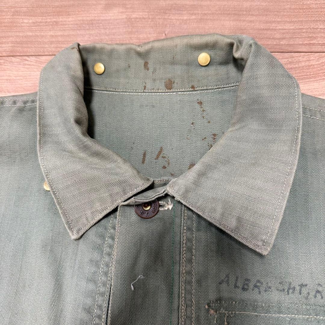 1940年代 40sカスタムUSMC P44ヘリンボーン　HBTP−44米軍実物