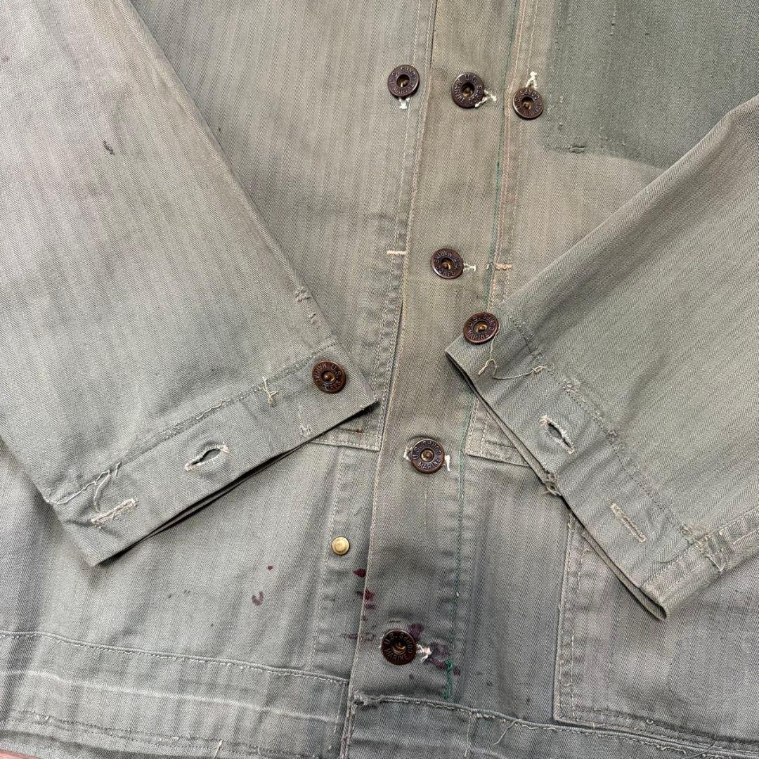 1940年代 40sカスタムUSMC P44ヘリンボーン　HBTP−44米軍実物