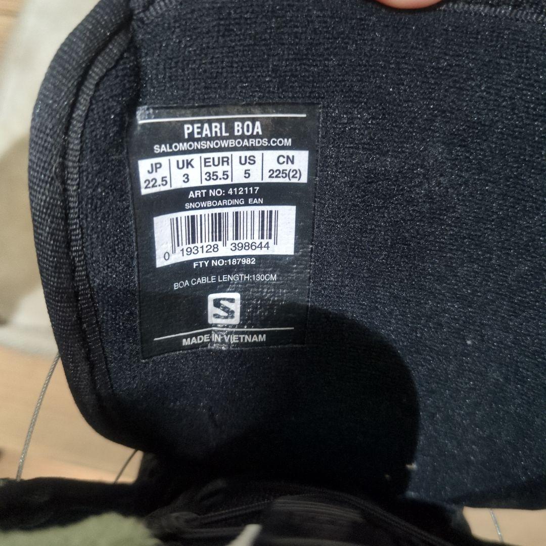 SALOMON サロモン PEARL BOA 22.5cm レディース