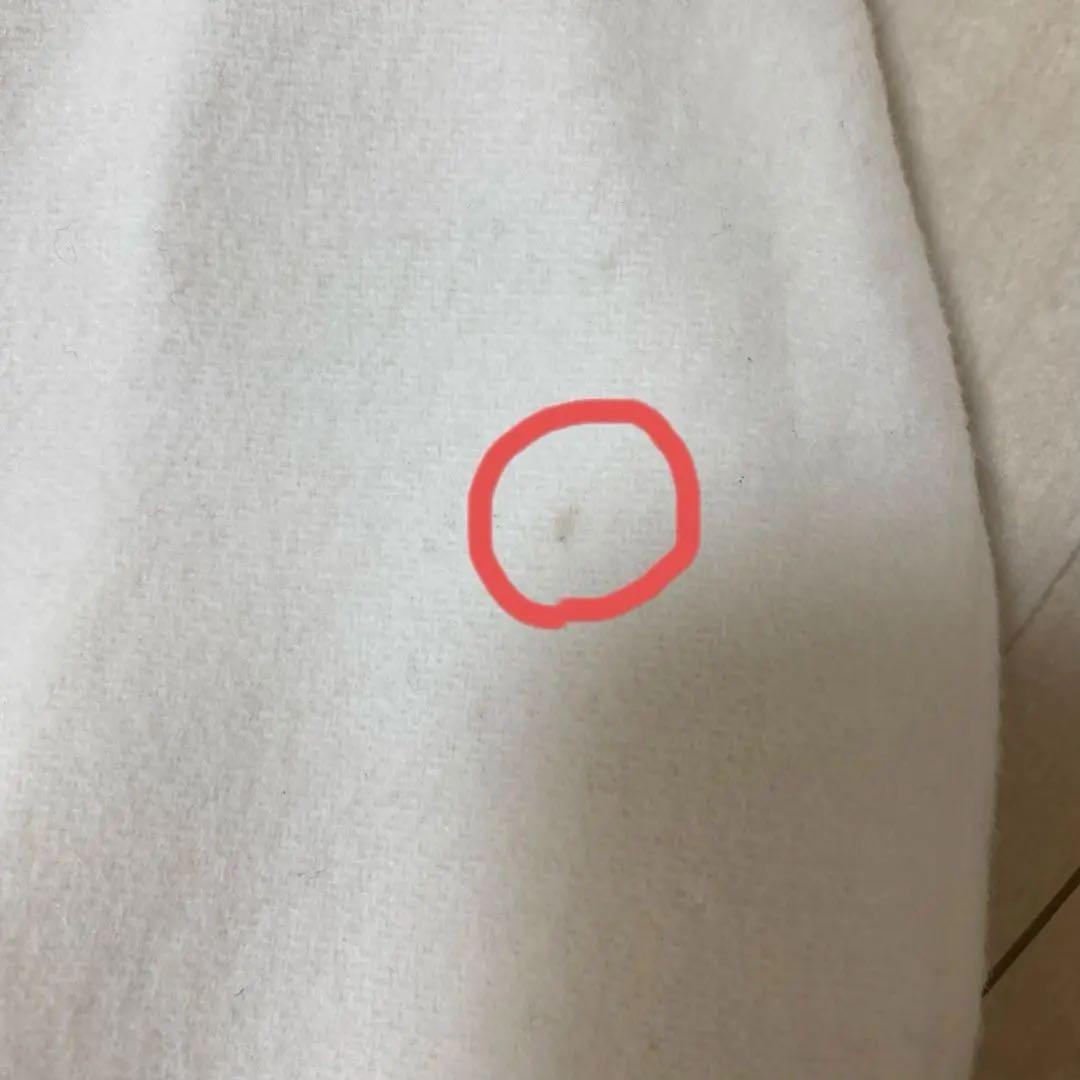 Spick & Span ノーカラーコート ホワイト 白 Mサイズ 38