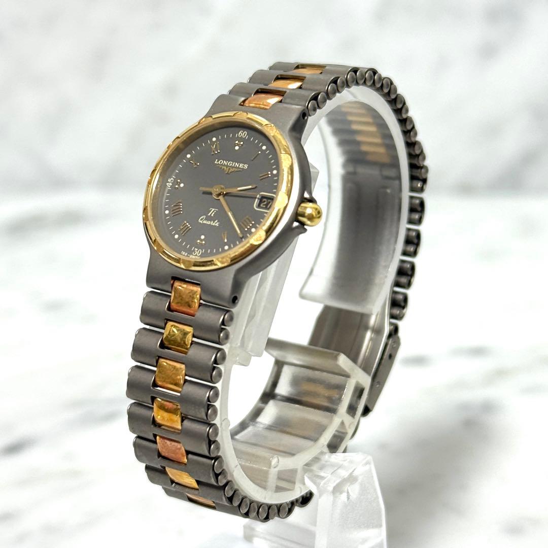 LONGINES ロンジン コンクエスト チタニュウム クオーツ ウォッチ