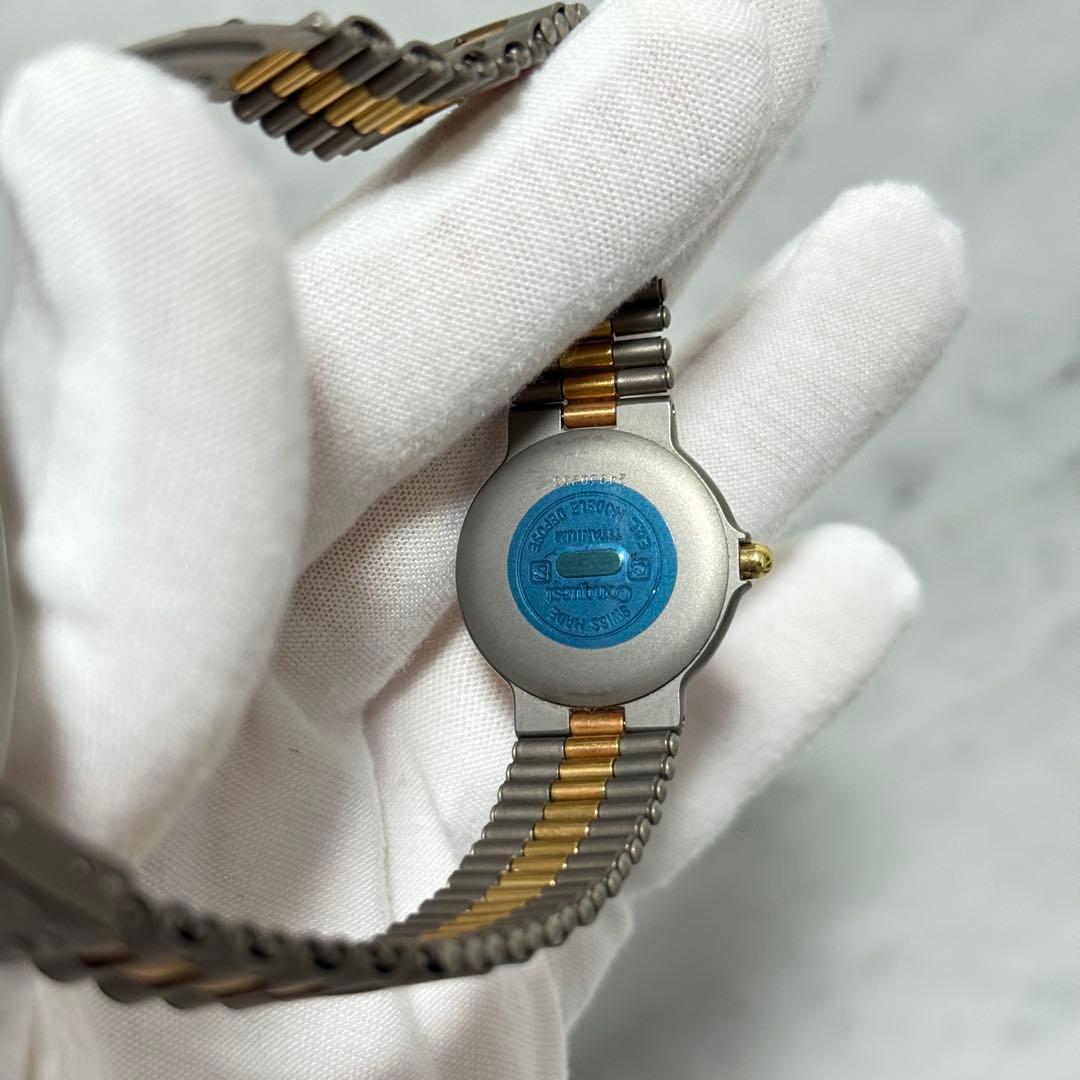 LONGINES ロンジン コンクエスト チタニュウム クオーツ ウォッチ