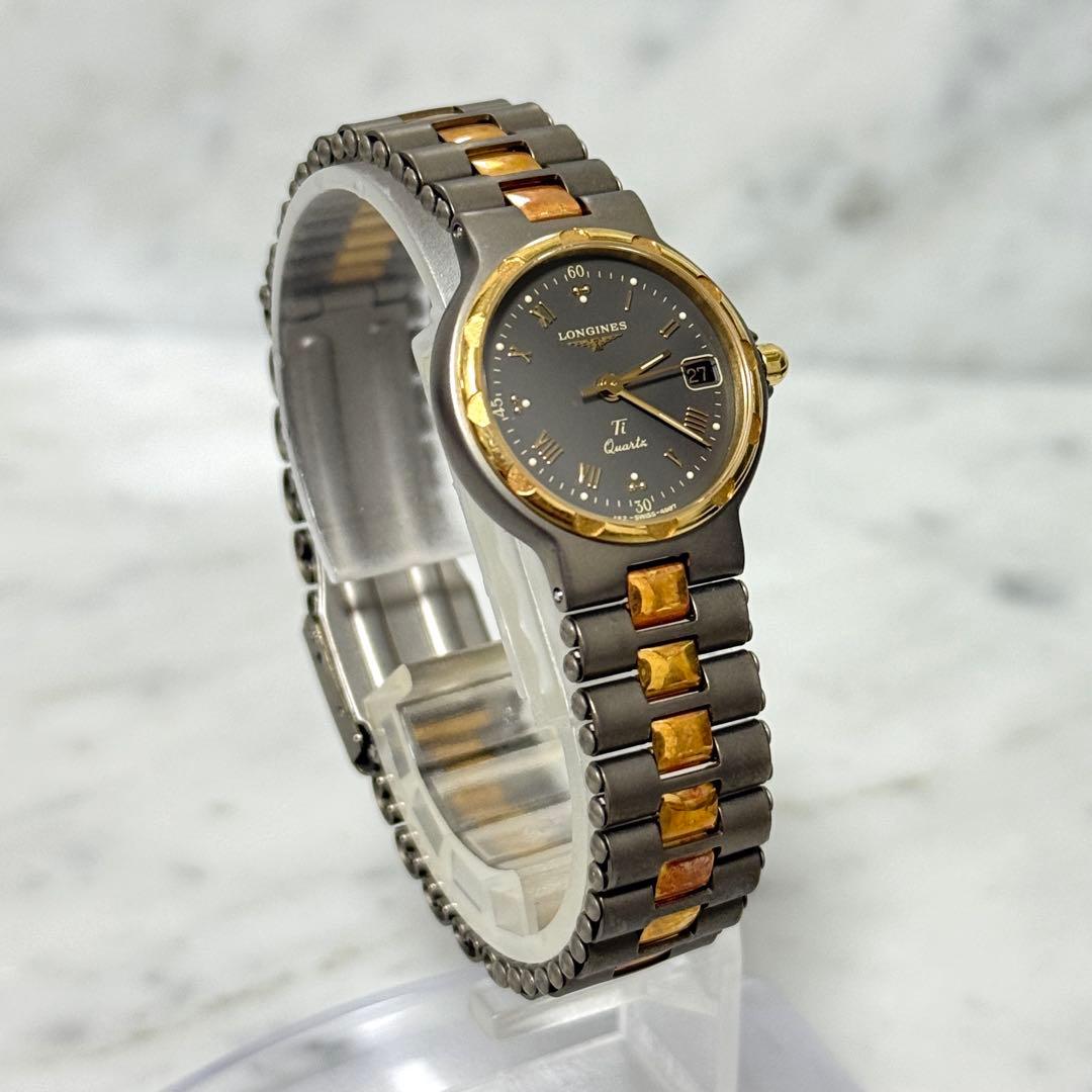 LONGINES ロンジン コンクエスト チタニュウム クオーツ ウォッチ
