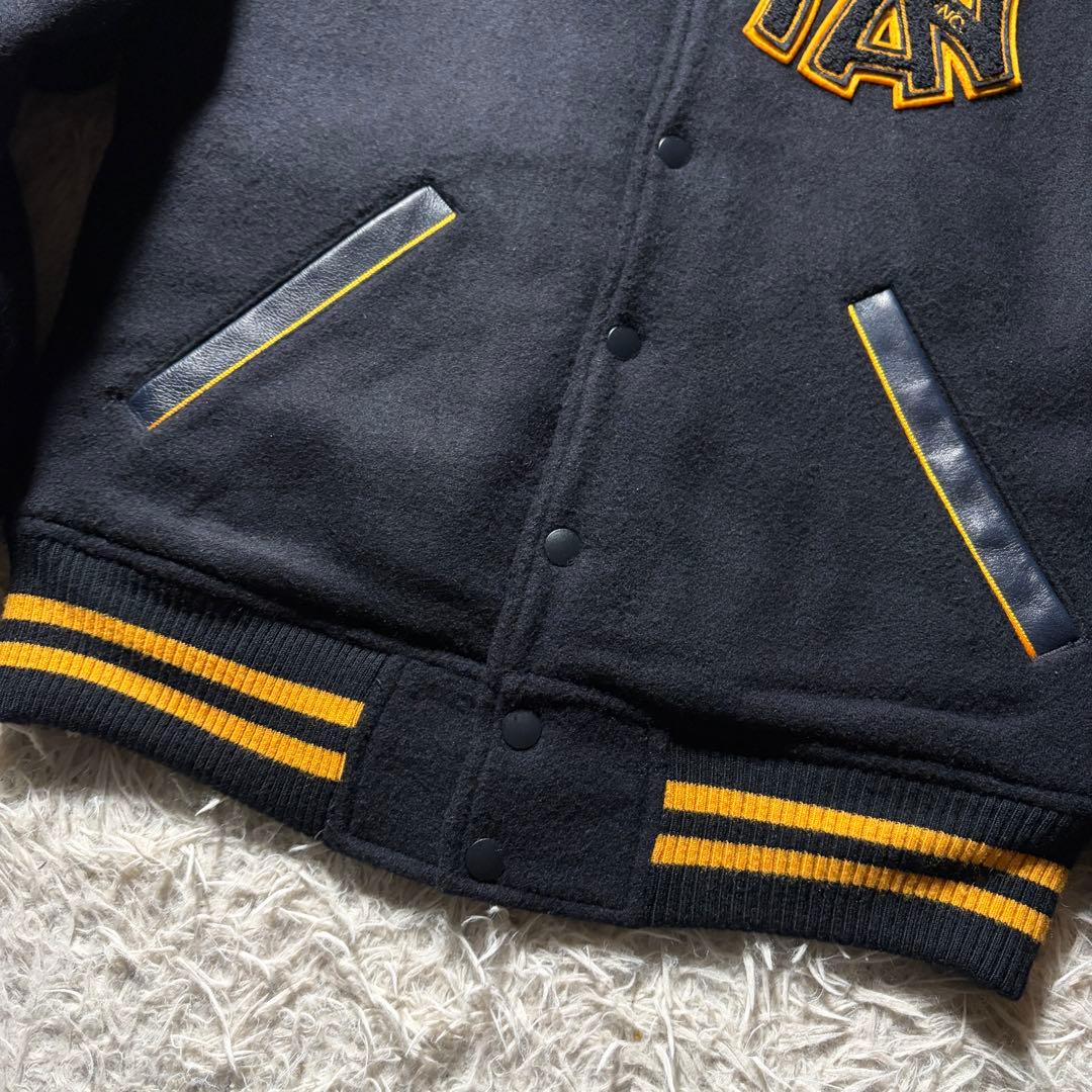 美品■VAN JACKET スタジャン　アーチロゴ　ネイビー　 M