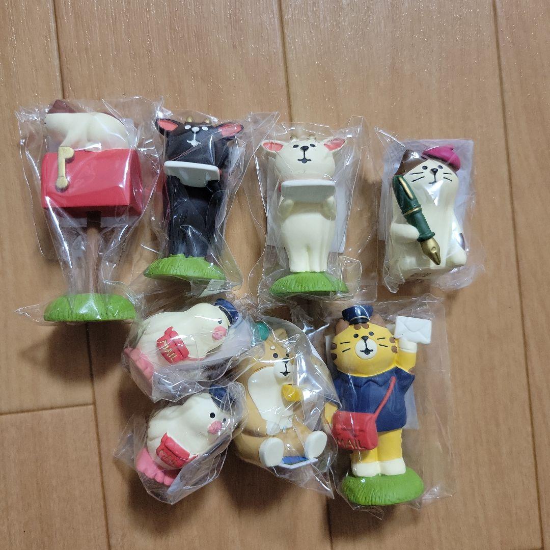 デコレconcombre おたより日和 置物 ８体セット