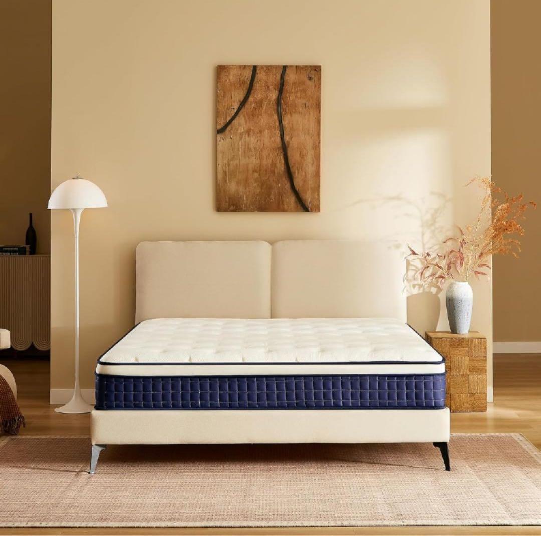 新品 マットレス ポケットコイル 厚さ25cm 高反発 97×195×25cm