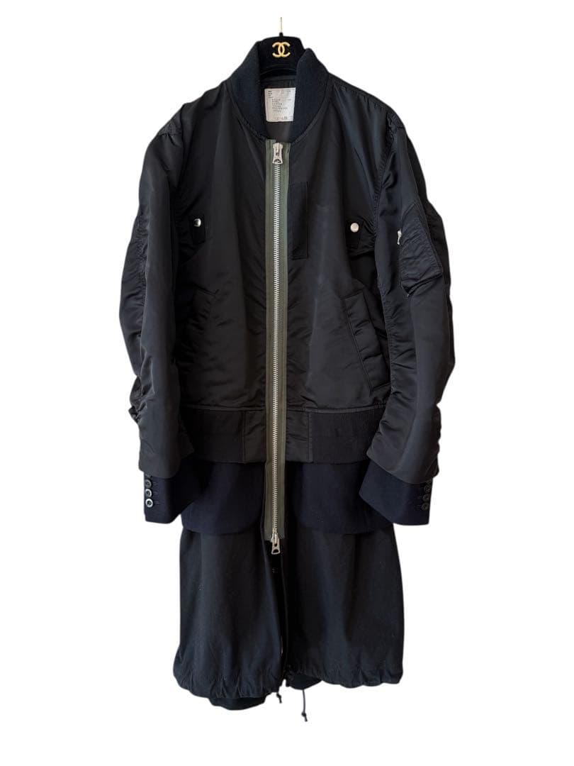 Sacaiドッキングコートオーバーサイズ　最終値下げ‼️