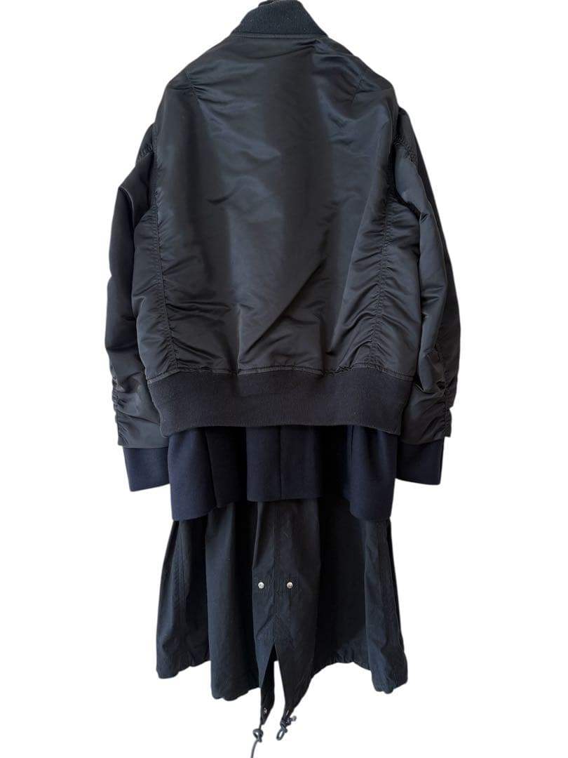 Sacaiドッキングコートオーバーサイズ　最終値下げ‼️