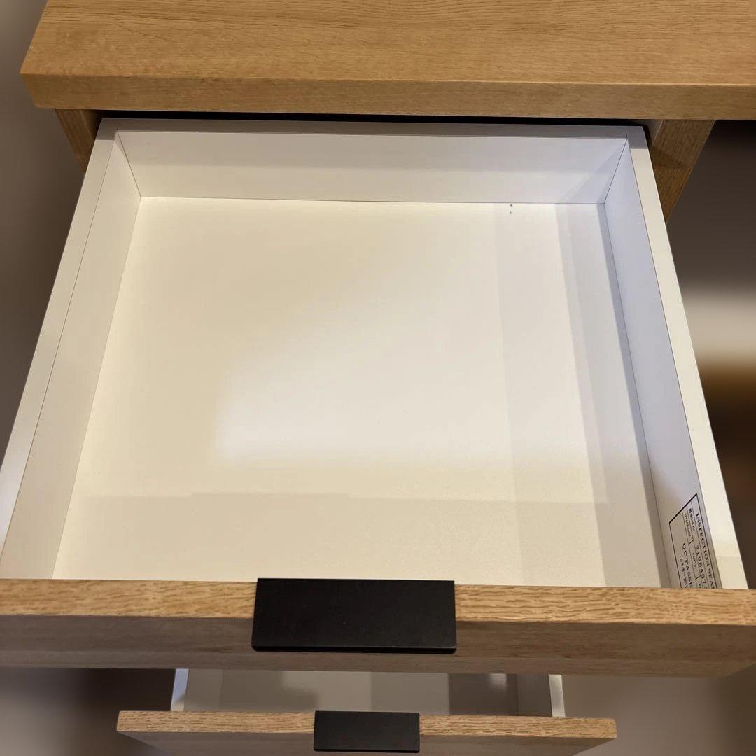 ニトリ　エトナ　キッチンカウンター　ライトブラウン 90cm