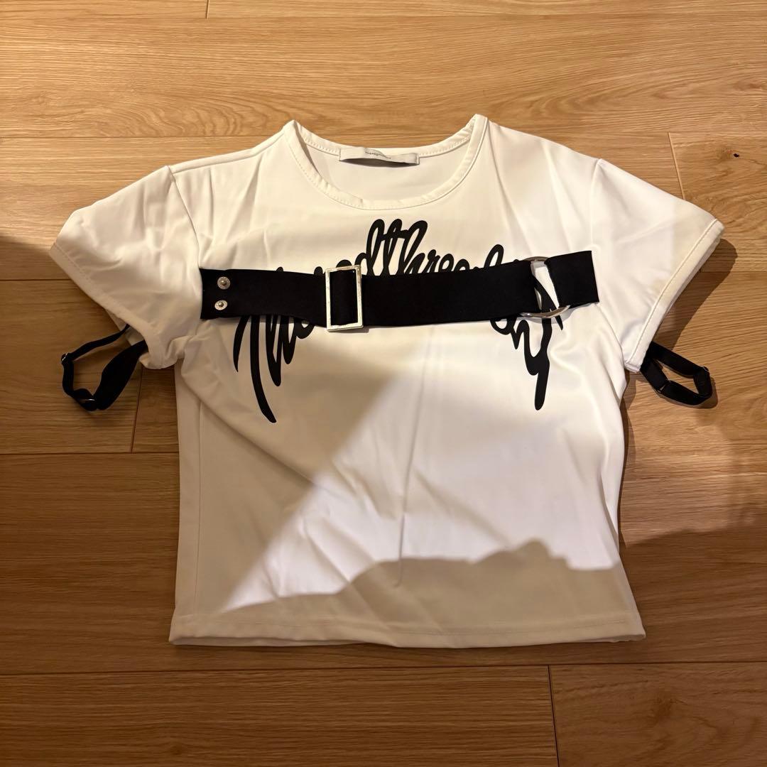 トップス S logo belt tops theredthread