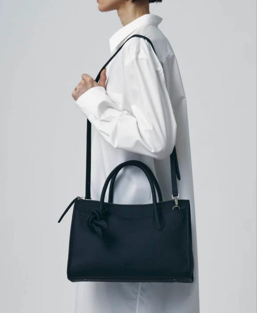 25SS新作　未使用　VASIC QUILL Mini トートバッグ　黒