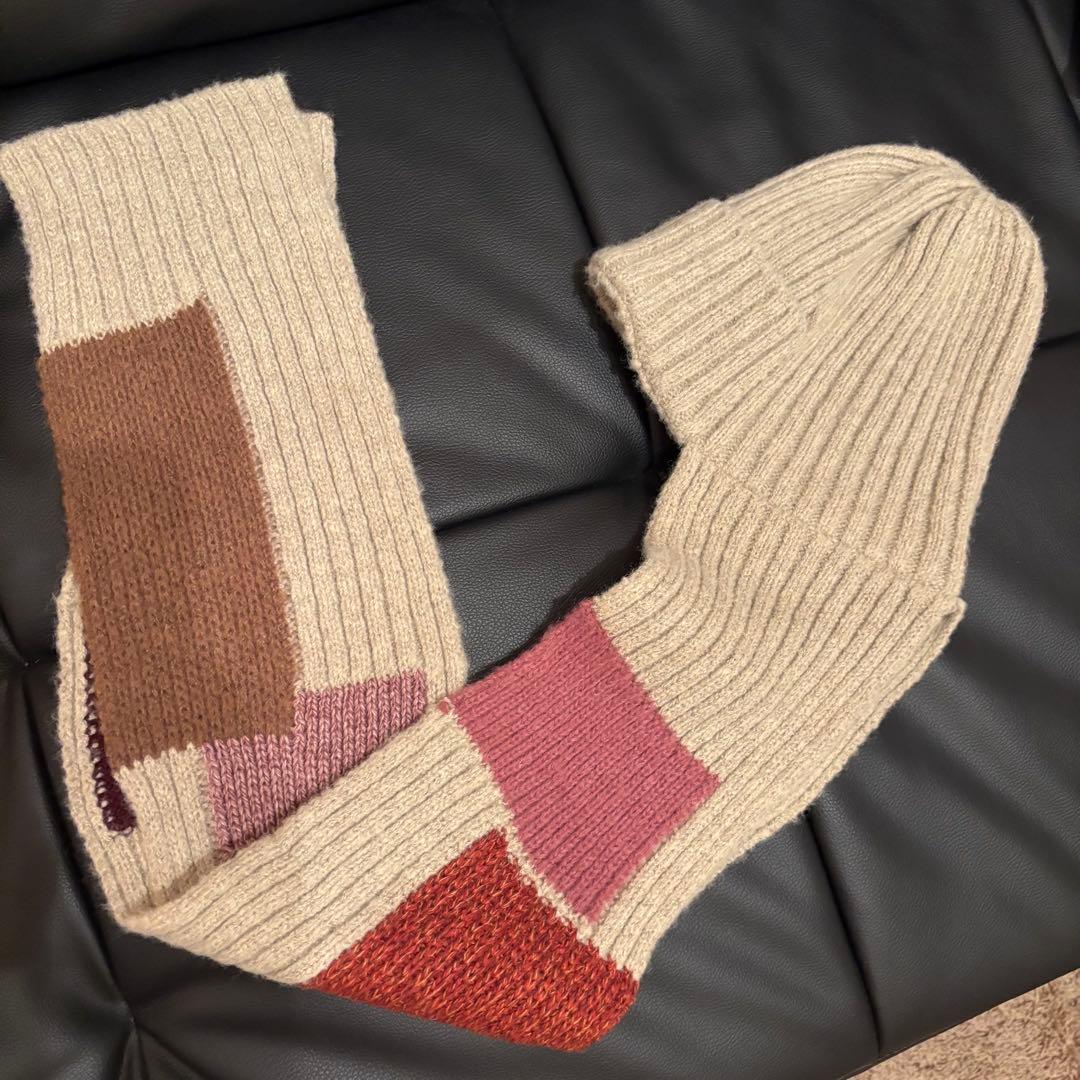 KAPITAL 5G wool knit キャピタル　ウールニット帽　ツギハギ