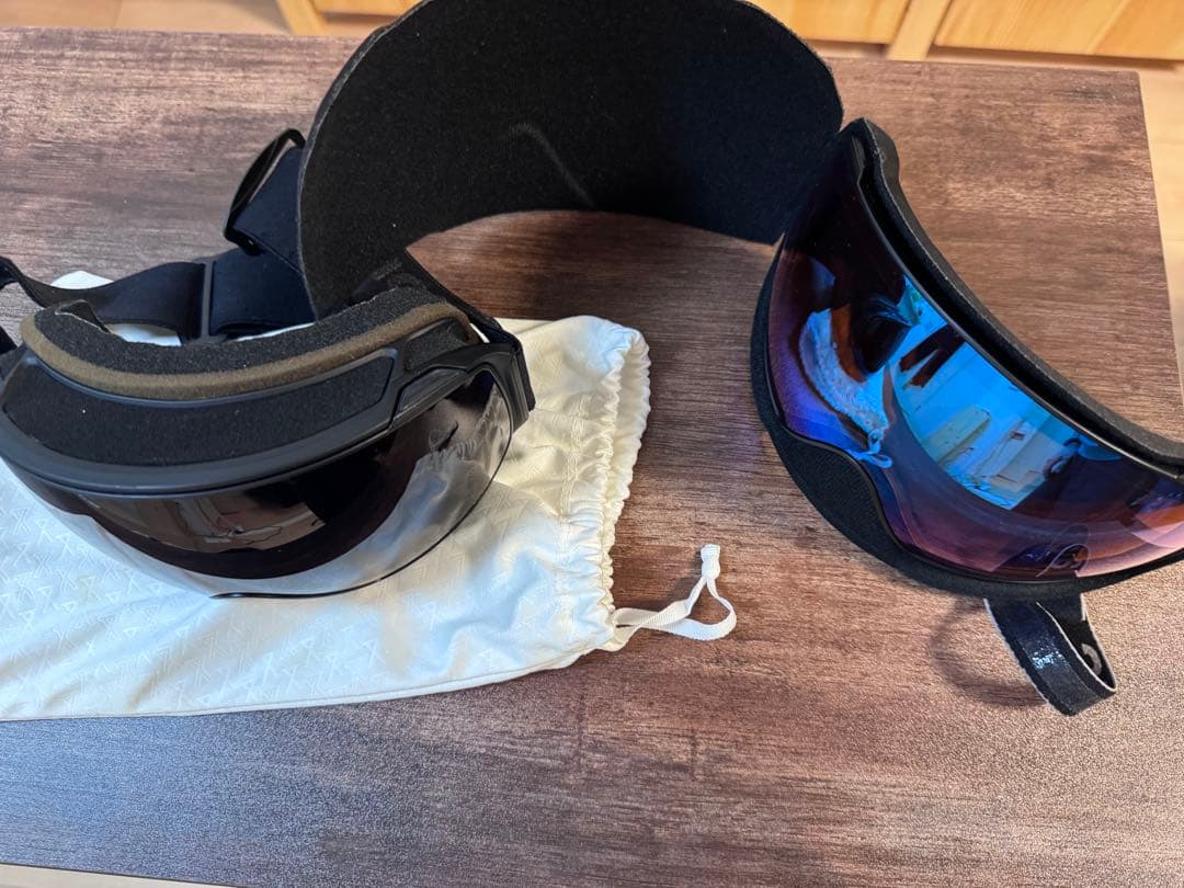 anon. フレームレスゴーグル ブルー/ブラック