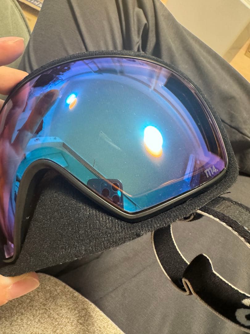 anon. フレームレスゴーグル ブルー/ブラック