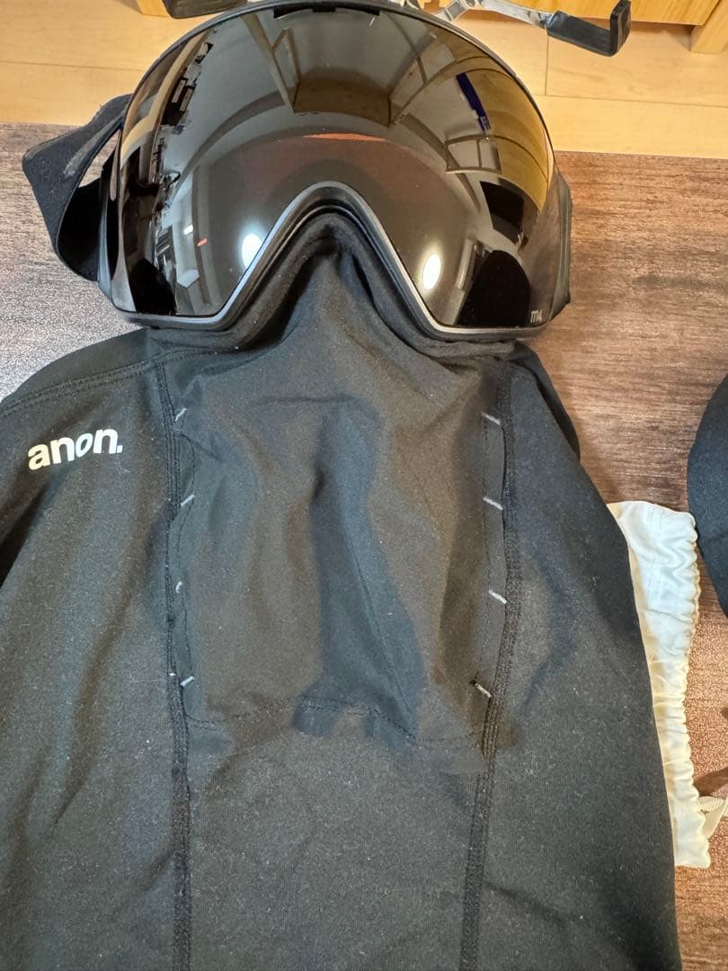 anon. フレームレスゴーグル ブルー/ブラック