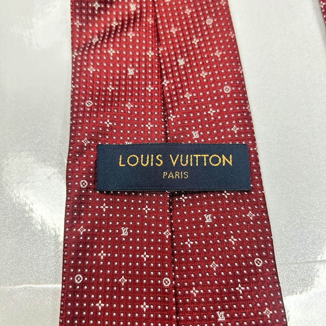 LOUIS VUITTON ルイヴィトン 未使用級 現行 ネクタイ モノグラム