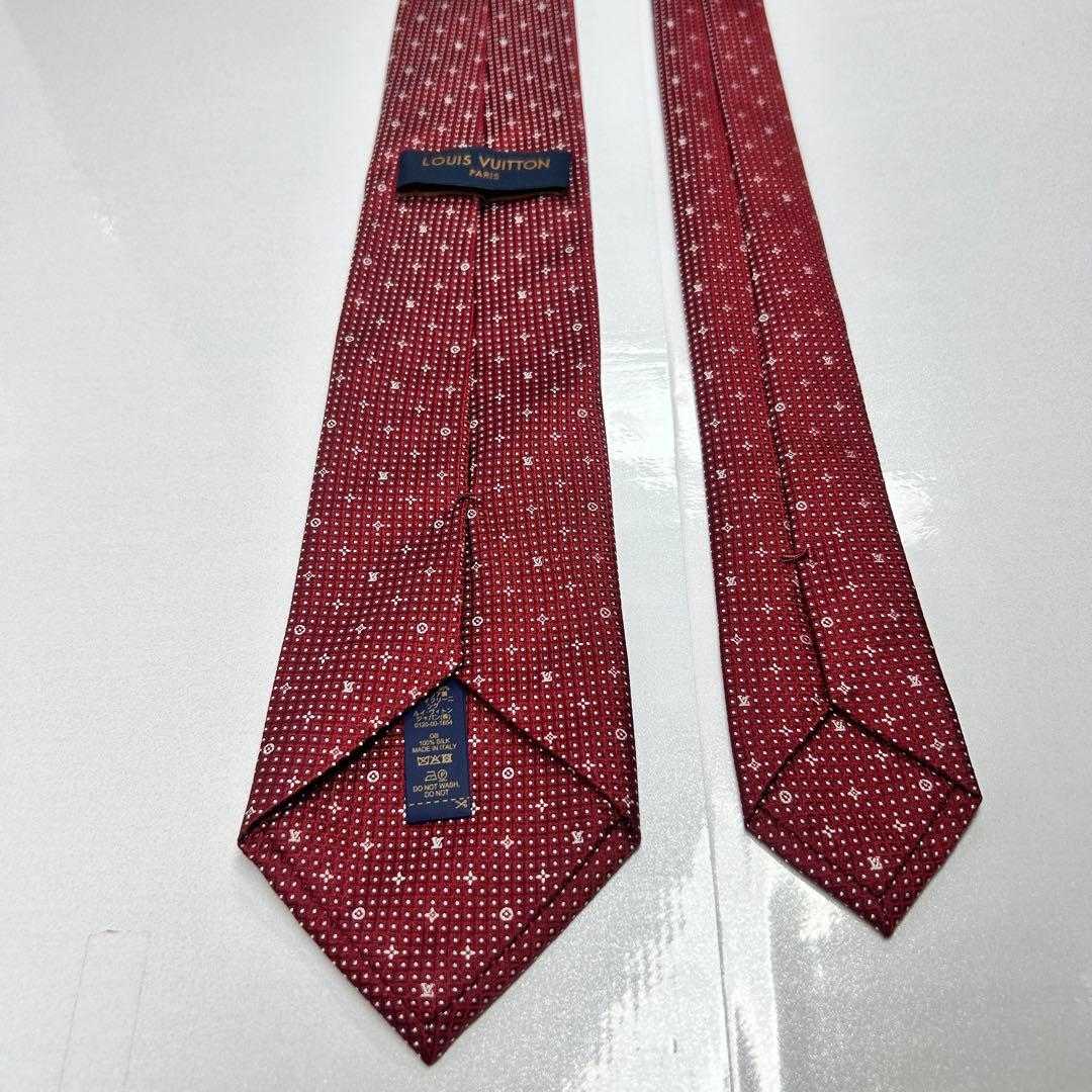 LOUIS VUITTON ルイヴィトン 未使用級 現行 ネクタイ モノグラム