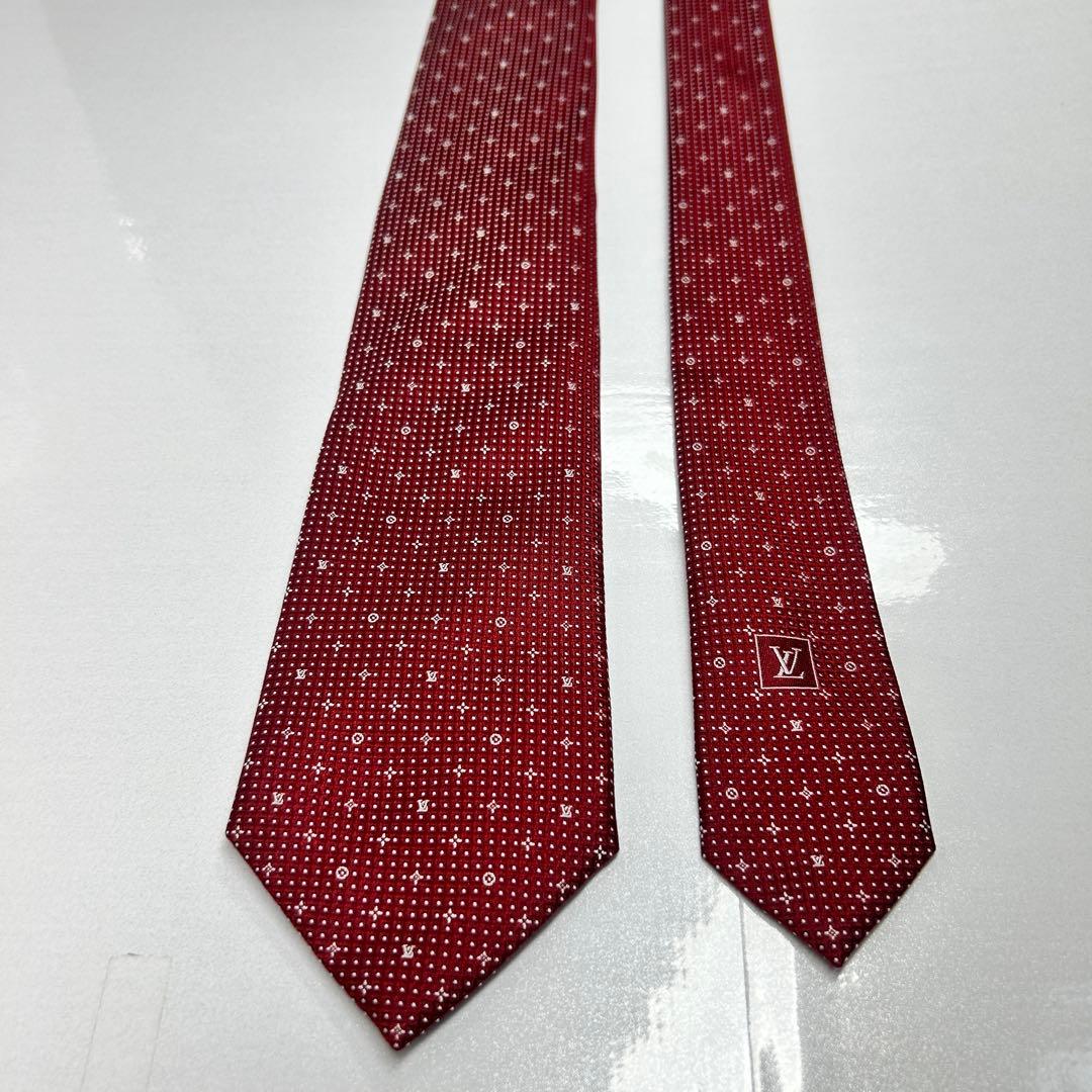 LOUIS VUITTON ルイヴィトン 未使用級 現行 ネクタイ モノグラム