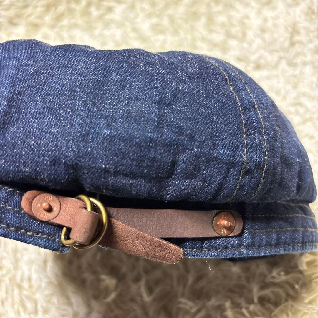 RRL ダブルアールエル デニム キャスケット ワークキャップ 濃紺 美品