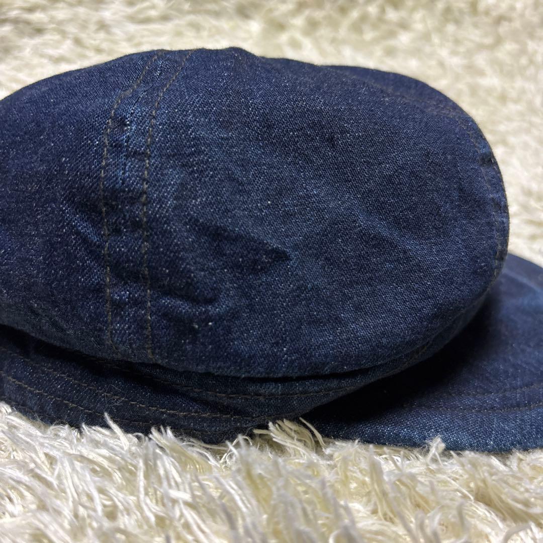 RRL ダブルアールエル デニム キャスケット ワークキャップ 濃紺 美品