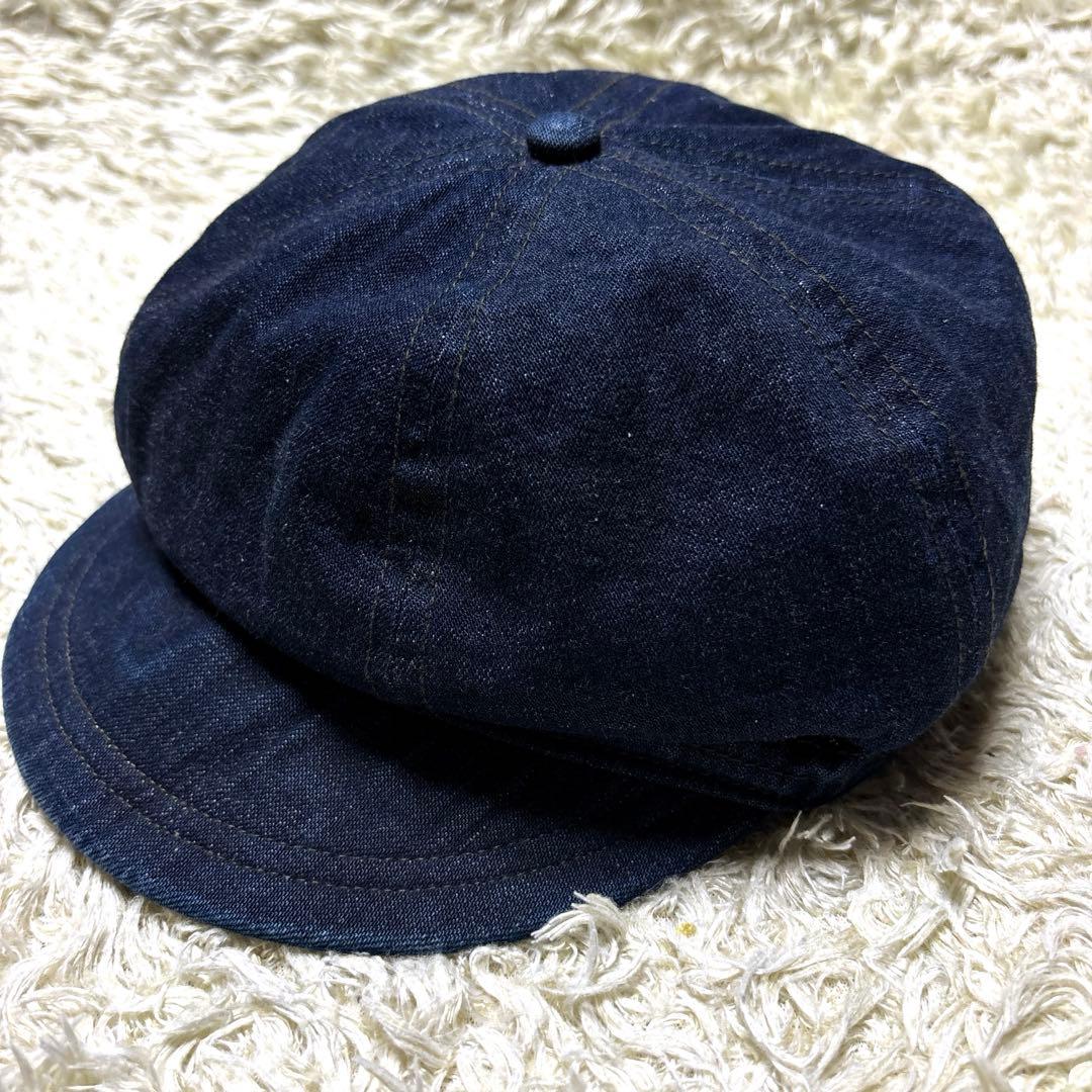 RRL ダブルアールエル デニム キャスケット ワークキャップ 濃紺 美品