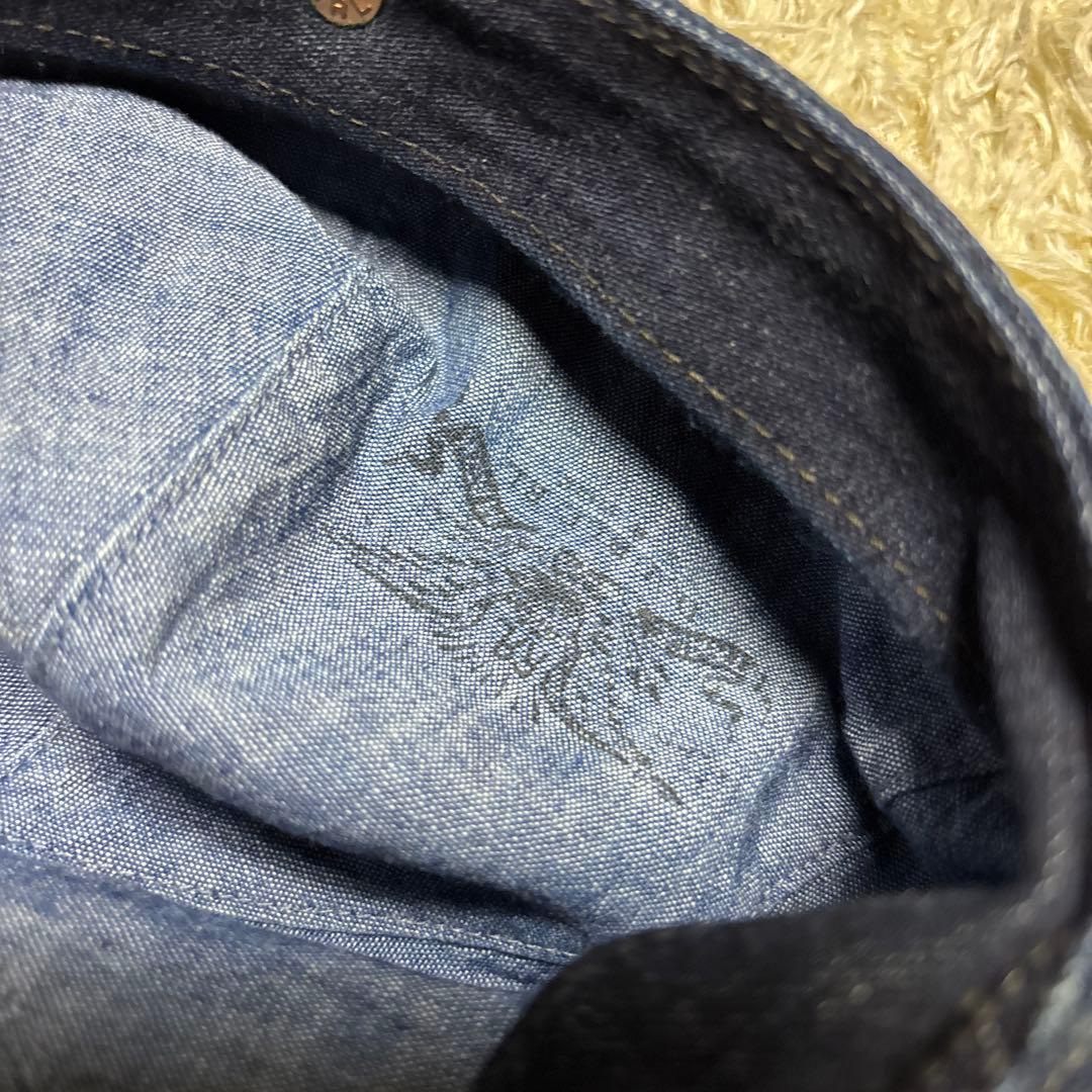 RRL ダブルアールエル デニム キャスケット ワークキャップ 濃紺 美品