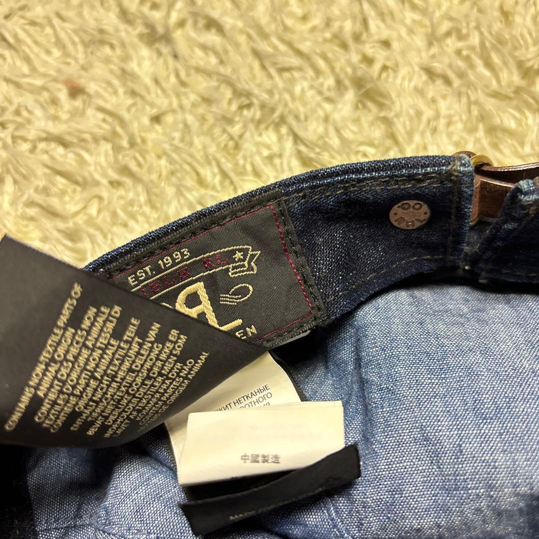RRL ダブルアールエル デニム キャスケット ワークキャップ 濃紺 美品