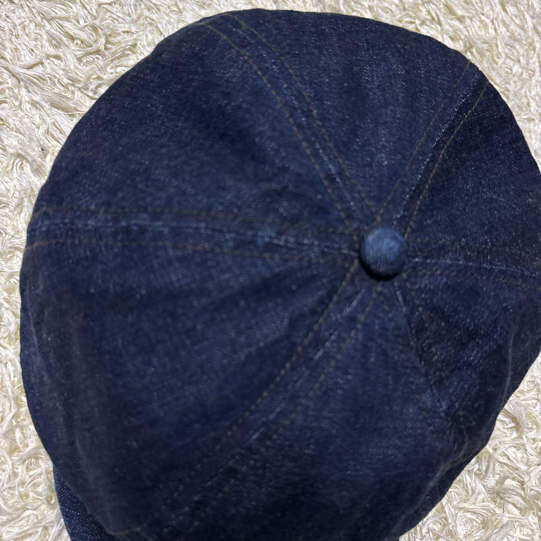 RRL ダブルアールエル デニム キャスケット ワークキャップ 濃紺 美品