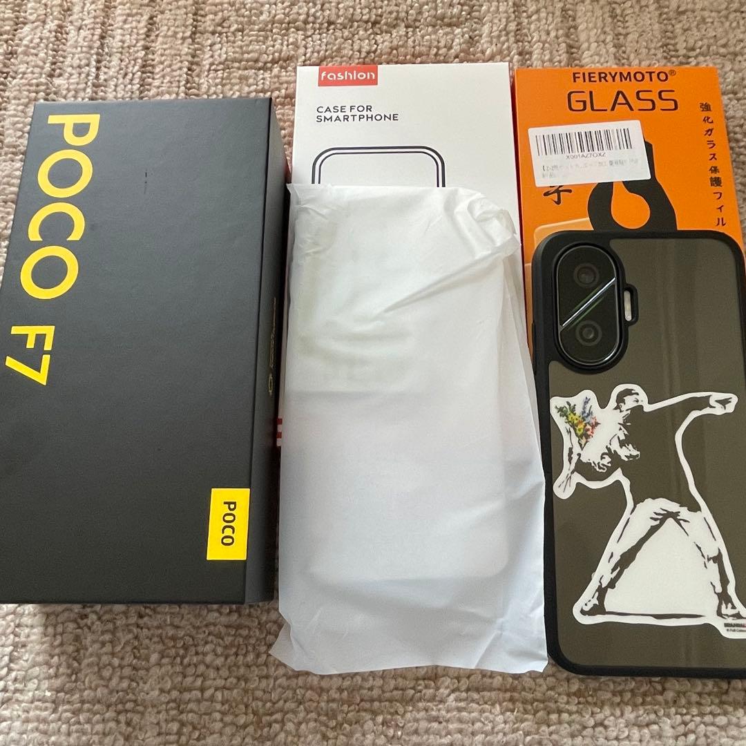 POCO F7 Black 国内版 本体＋付属品セット