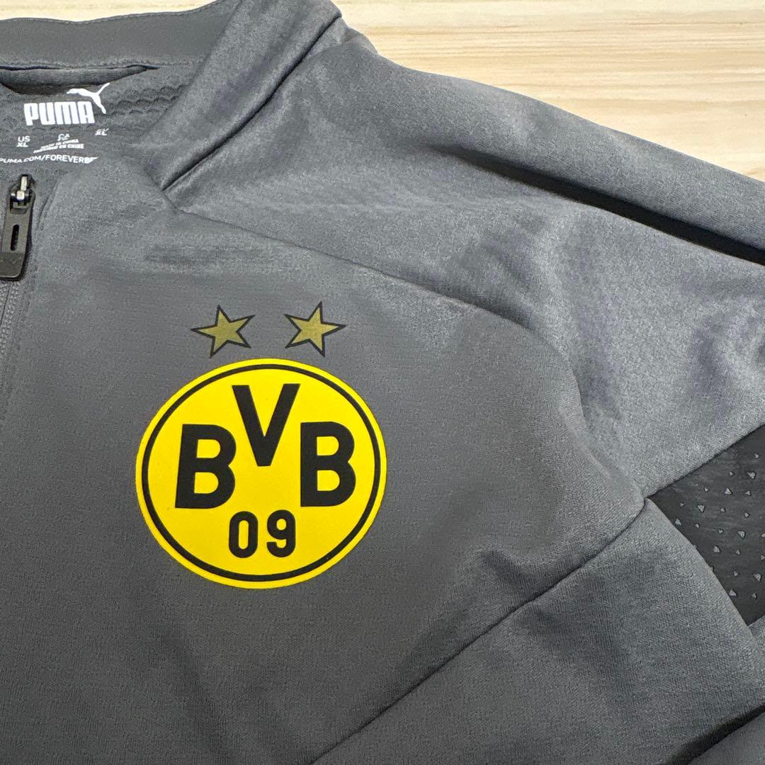 ▪️ボルシア・ドルトムント 黒　グレー　セットアップ　ジャージ上下　DRYCELL