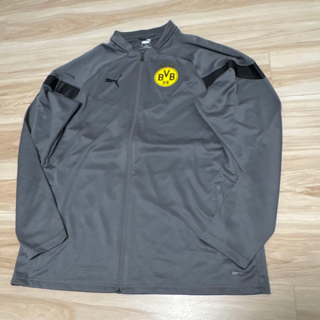 ▪️ボルシア・ドルトムント 黒　グレー　セットアップ　ジャージ上下　DRYCELL