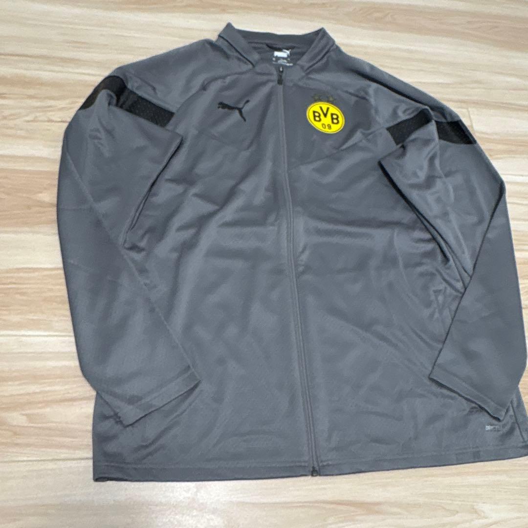▪️ボルシア・ドルトムント 黒　グレー　セットアップ　ジャージ上下　DRYCELL