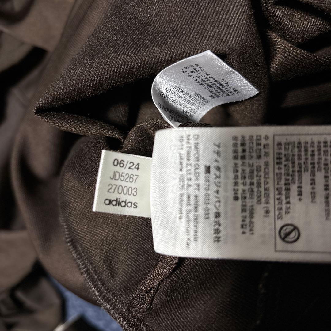 adidas トラックジャケット ブラウン