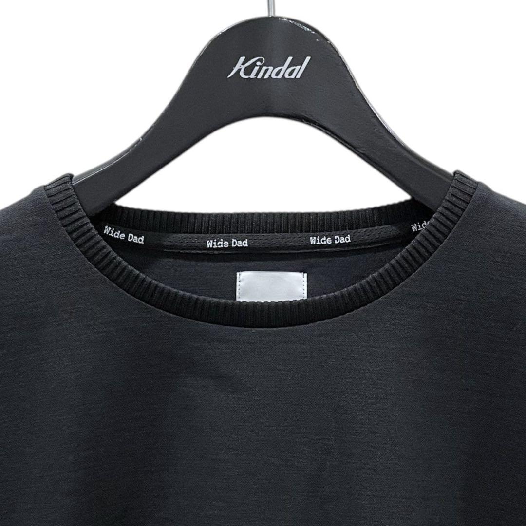 Wide Dadワイドダッド ブラック 長袖カットソー