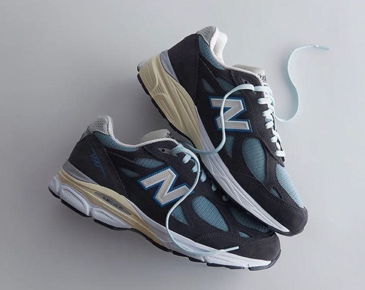 新品　Kith × New Balance 990v3 “Steel Blue”