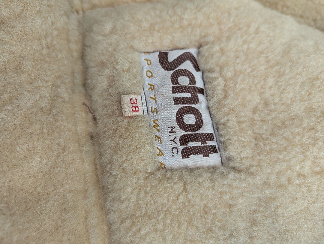 Schott　size38 　B-6 ビンテージ　ムートン