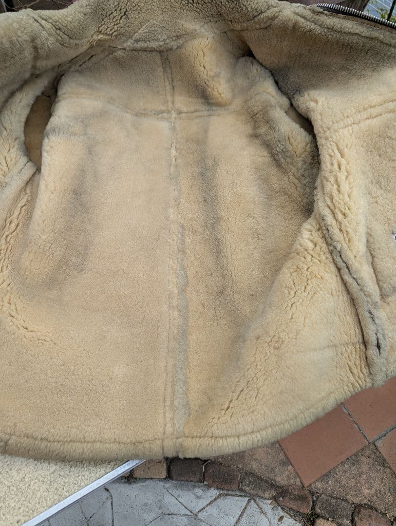 Schott　size38 　B-6 ビンテージ　ムートン