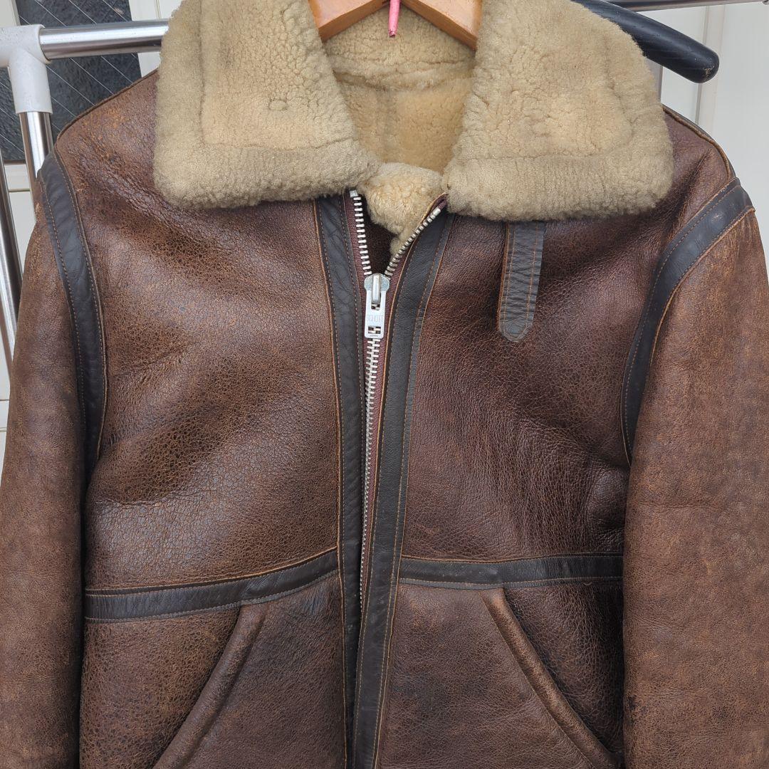 Schott　size38 　B-6 ビンテージ　ムートン