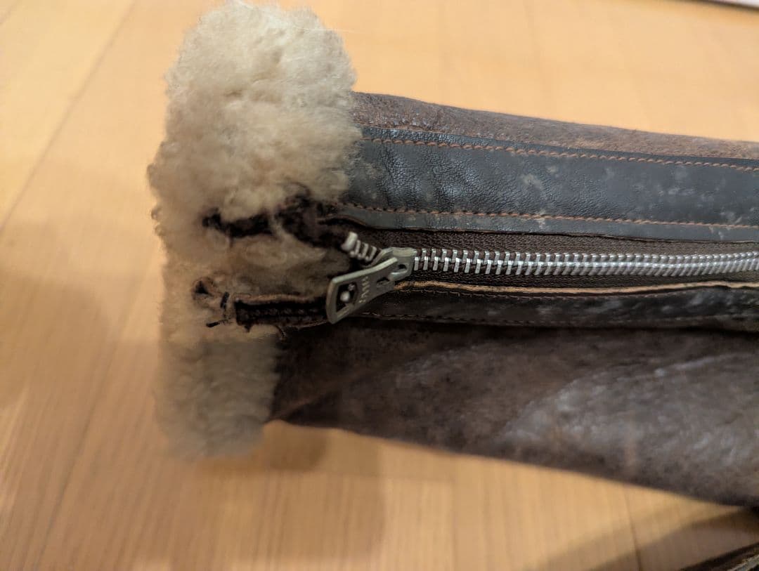 Schott　size38 　B-6 ビンテージ　ムートン